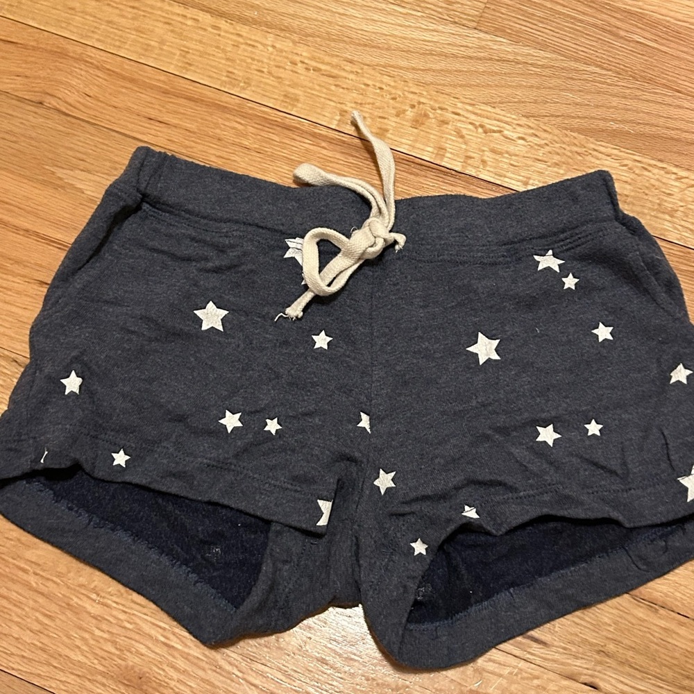 Star navy pajama shorts